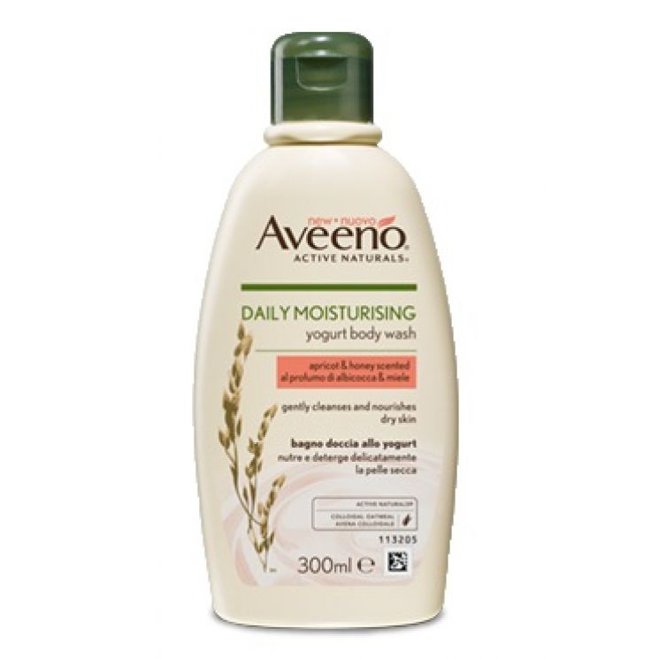 Aveeno Bagno Doccia allo Yogurt profumo Albicocca e Miele 300ml